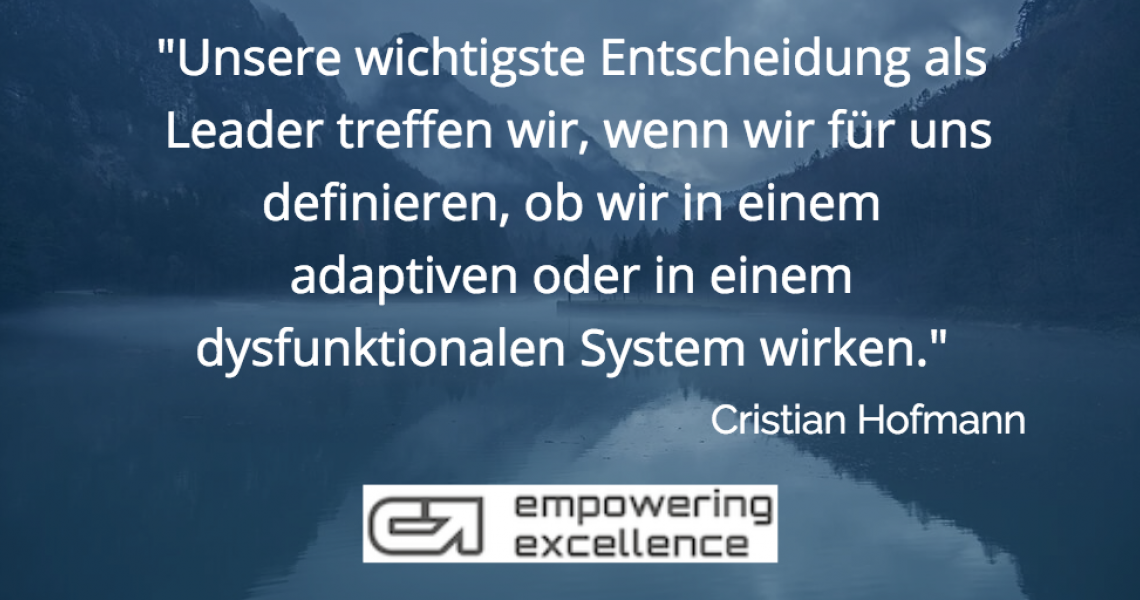 Executive Coaching Zürich Cristian Hofmann